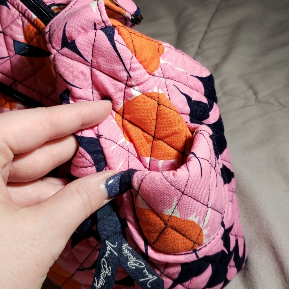 Pink flower Vera Bradley bag - Picture 4 of 6